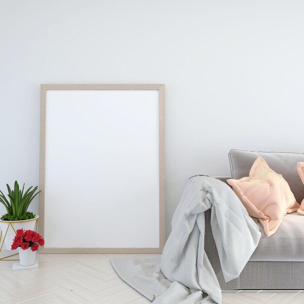 Foto vaso de flores blancas en la mesa contra la pared en casa