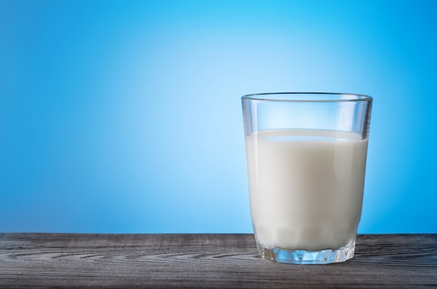 Foto vaso de leche