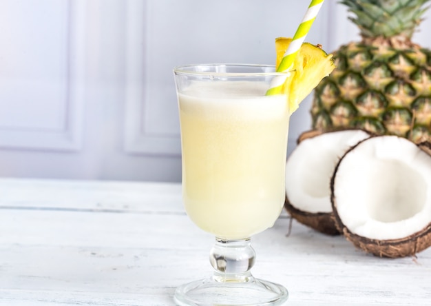 Vaso de piña colada