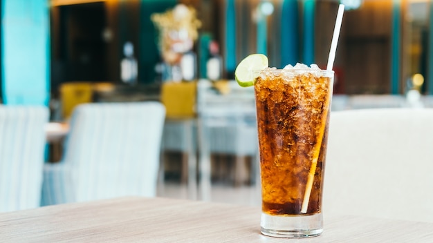 Vaso de refresco helado