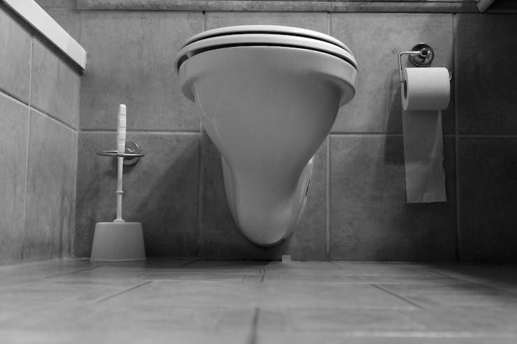 Foto vaso sanitário no banheiro