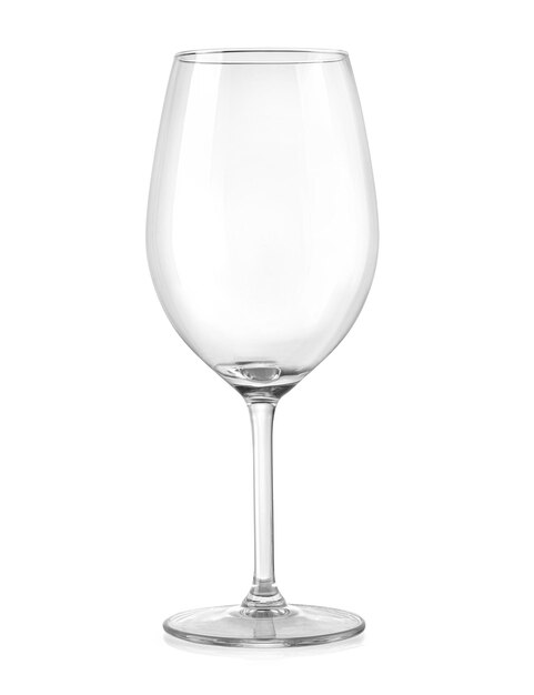 vaso de vino vacío