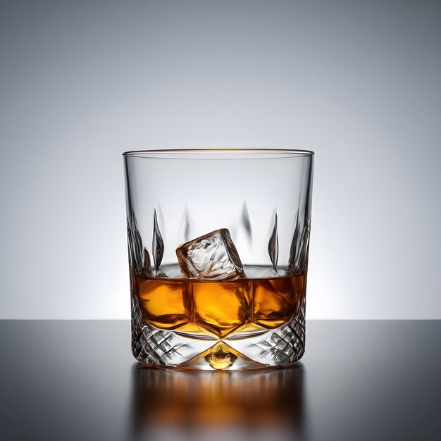 Un vaso de whisky.