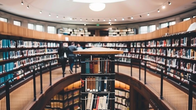 Foto una vasta biblioteca de conocimientos