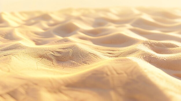 Foto la vasta extensión de las dunas de arena se extiende hasta donde puede ver el ojo un testimonio del poder y la belleza de la naturaleza