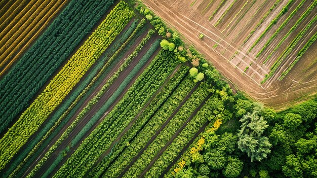 Vastas tierras de cultivo de millones de hectáreas