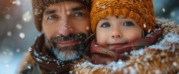 Vater und seine Tochter