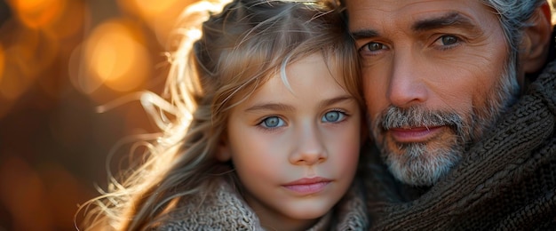 Vater und Tochter verbringen Zeit zusammen