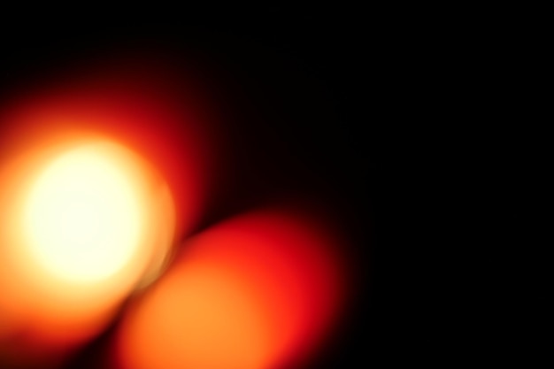 Foto vazamentos de luz sobreposição flare vermelho raio solar lente bokeh