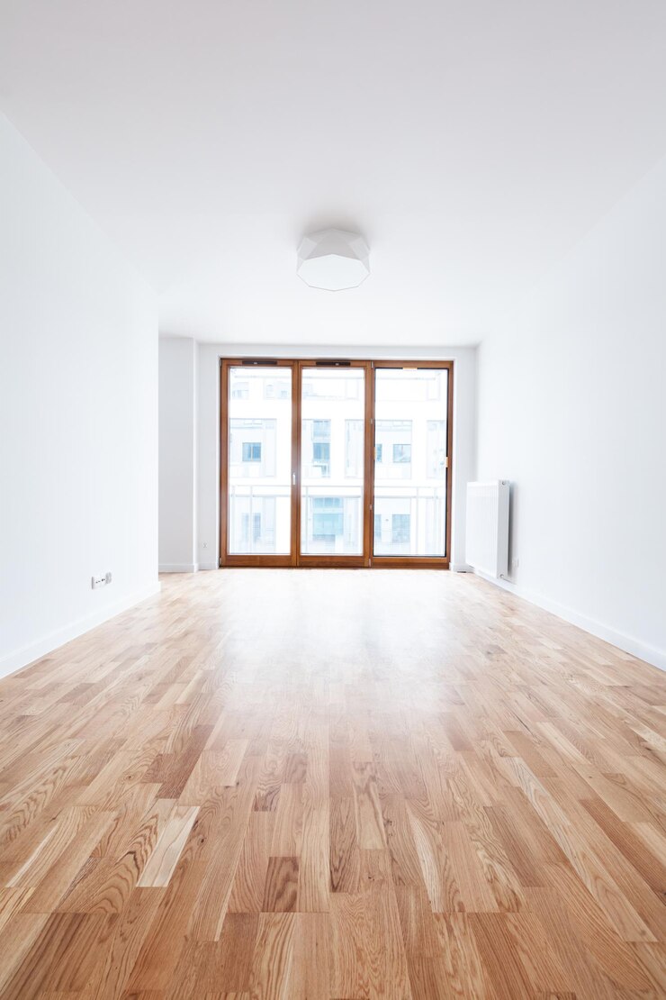 Vazio novo interior do apartamento