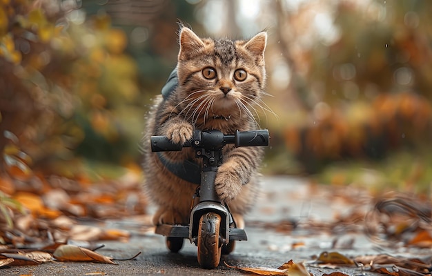 Foto vea un crucero de gatos con gracia felina cerca de la barbilla