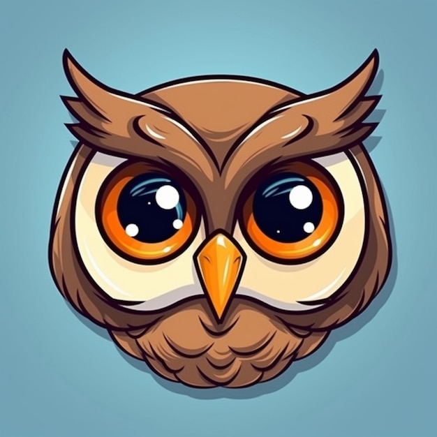 Foto el vector 3d de owl clipart