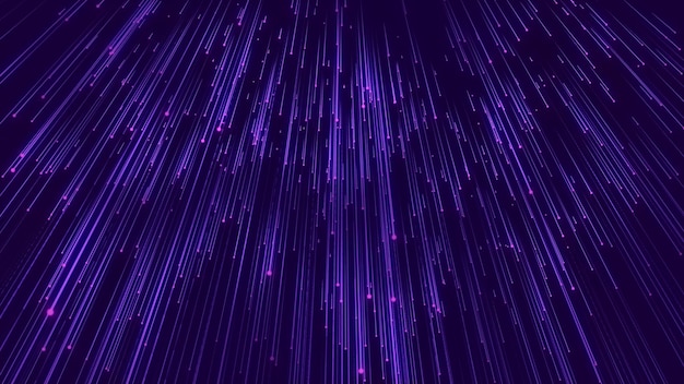 Vector abstracto fondo futurista visualización de grandes datos onda dinámica de las partículas