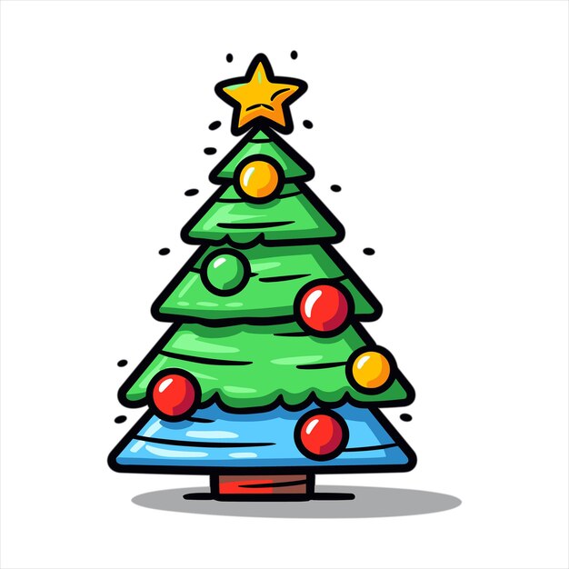 Vector del árbol de Navidad