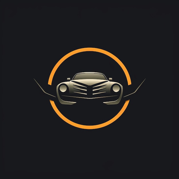 Foto vector de automóviles 2d logotipo icono mínimo