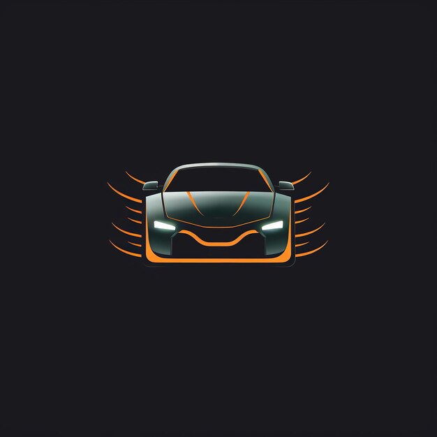 Foto vector de automóviles 2d logotipo icono mínimo