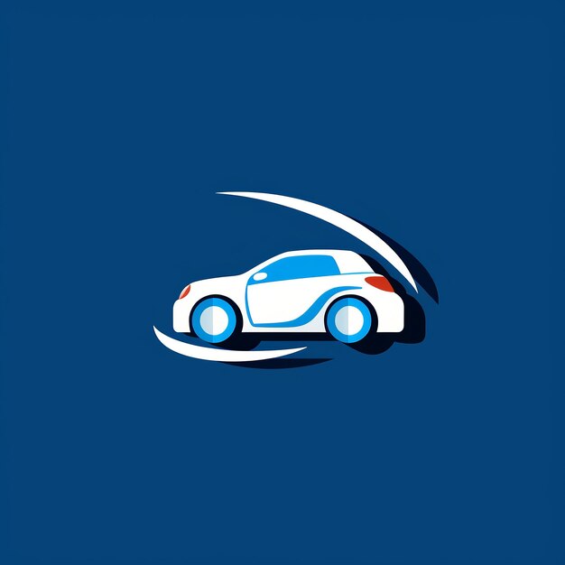Foto vector de automóviles 2d logotipo icono mínimo