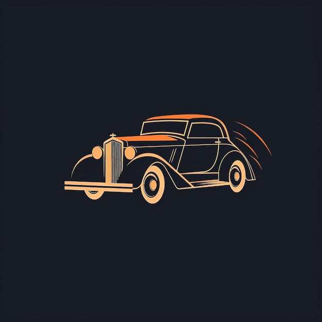 Foto vector de automóviles 2d logotipo icono mínimo