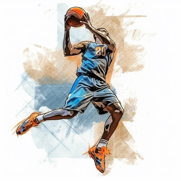 Vector de baloncesto