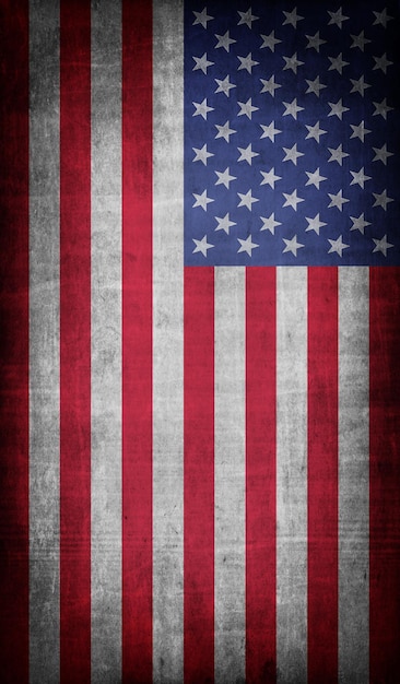 Vector bandera grunge de Estados Unidos