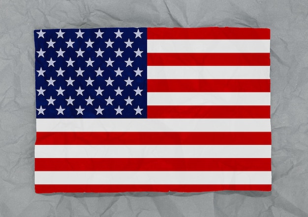 Vector bandera grunge de Estados Unidos
