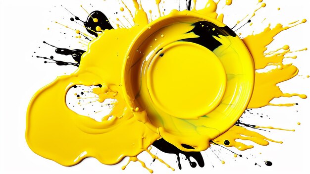 vector_black_and_yellow_grunge_paint_splatter