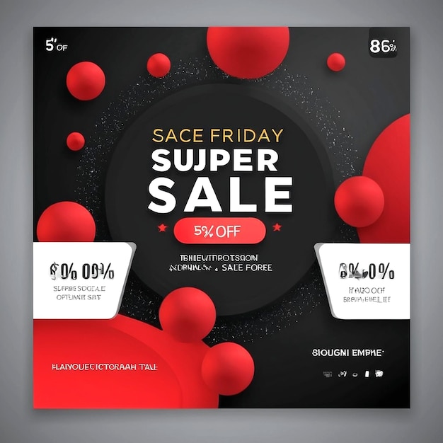 Vector Black Friday Verkaufsbanner