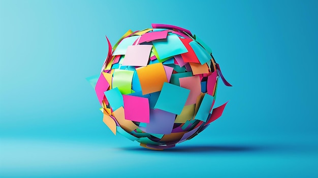 Vector de bolas de etiquetas de contacto de colores