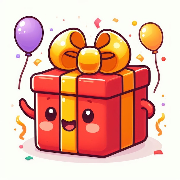 Vector de cajas de regalos de dibujos animados