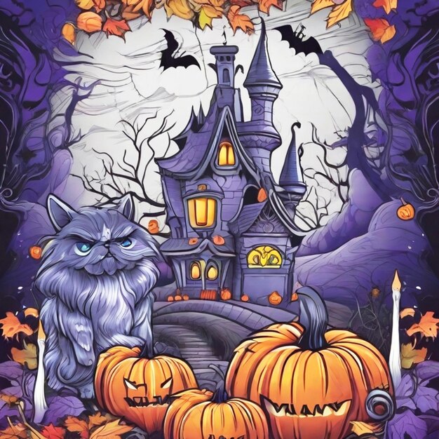 Vector de camiseta aterradora con temática de Halloween