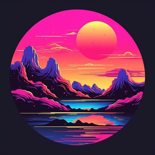 Vector de camiseta Espacio soñador estilo gráfico vaporwave