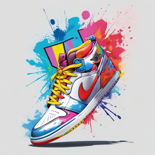 Vector de colores completos de zapatos