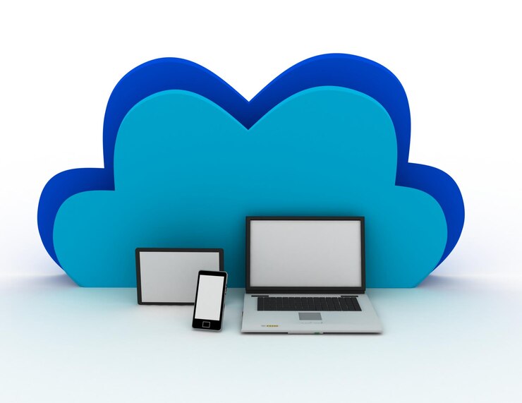 Foto vector conceptual de la nube