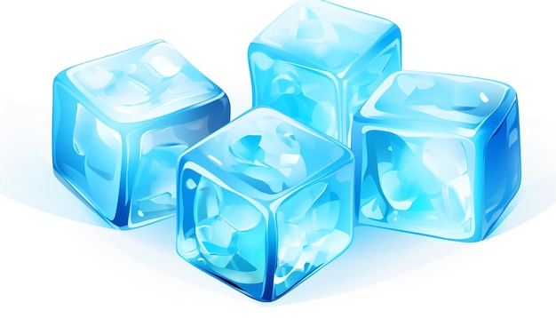 Foto vector de cubo de hielo