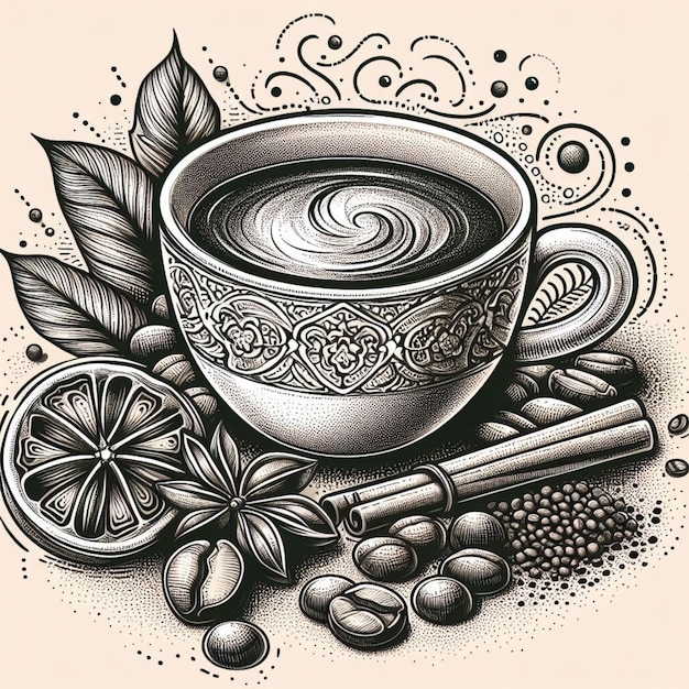 Vector de café