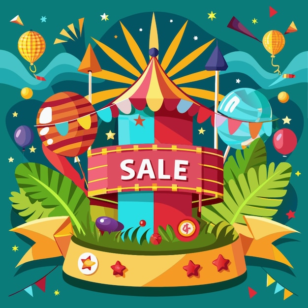 Vector de etiqueta de promoção e venda Imagem de alta qualidade