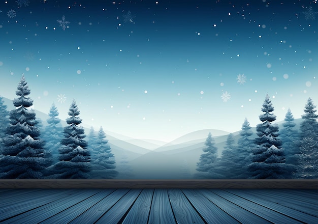 Vector de ilustração de fundo de Natal de Inverno