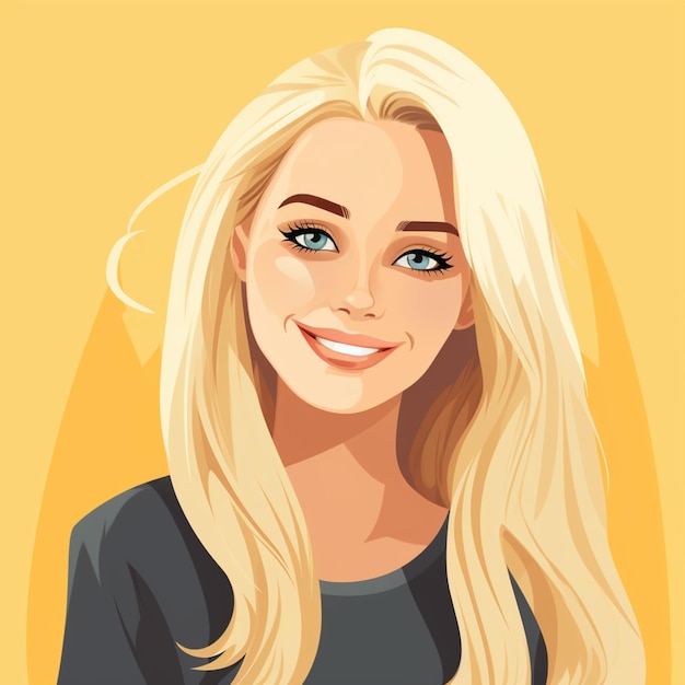 Vector de menina linda