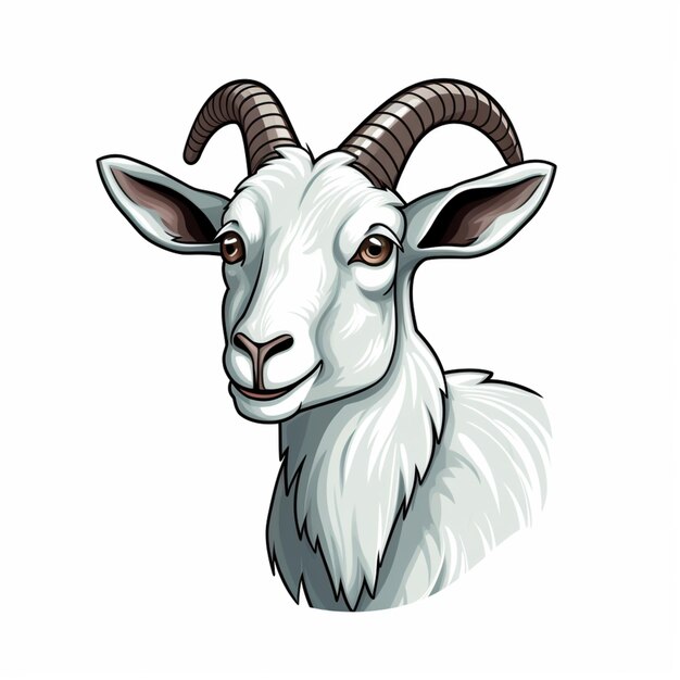 Vector de dibujos animados de cabras