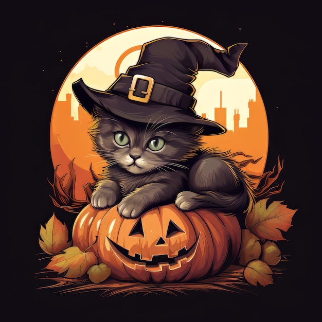 Vector de diseño de arte de Halloween