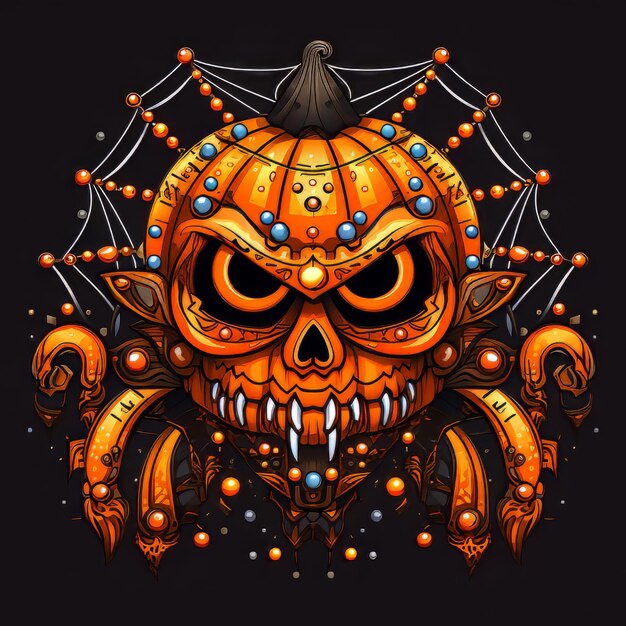 Vector de diseño de arte de Halloween