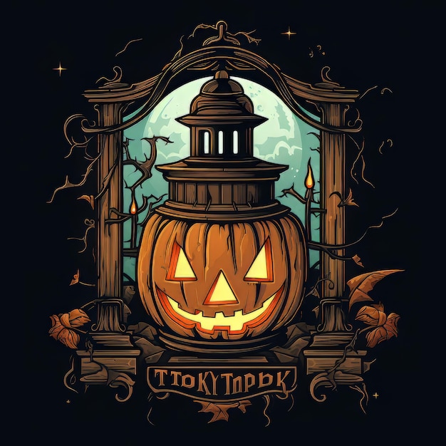 Foto vector de diseño de arte de halloween