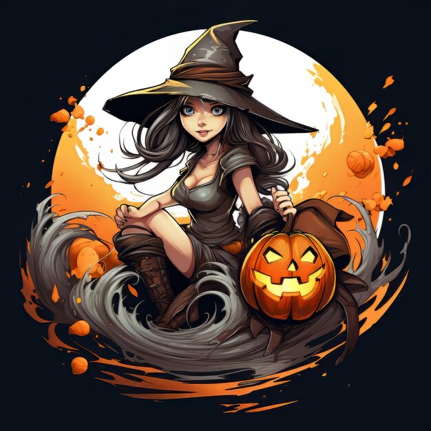 Vector de diseño de arte de Halloween