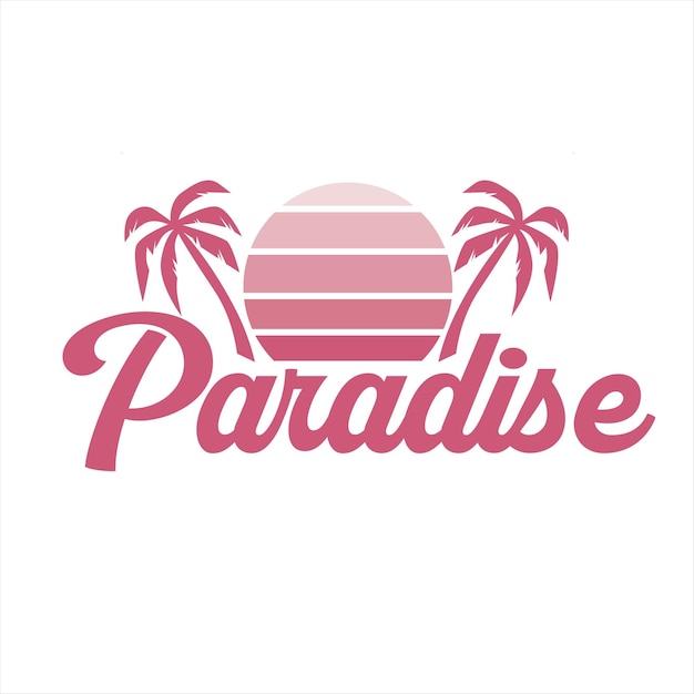 Vector y diseño de camiseta de verano
