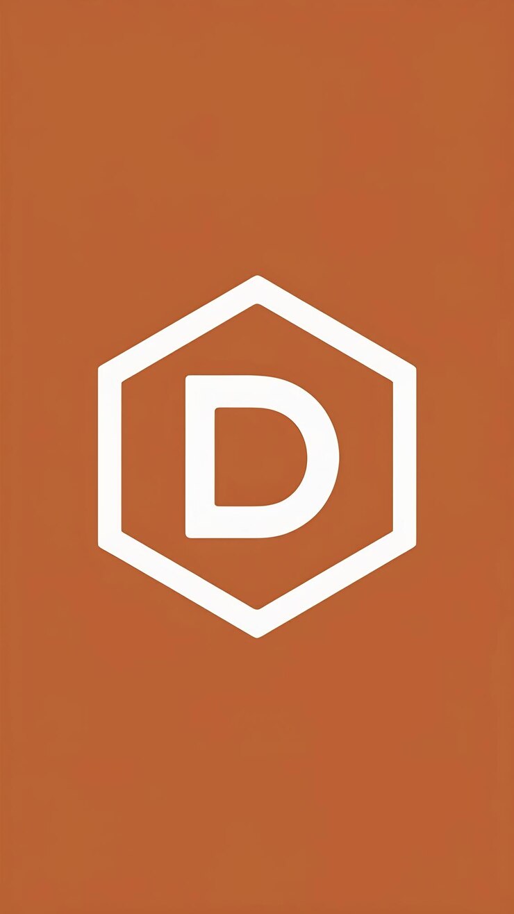 Foto vector de elementos del logotipo de la forma de rombo naranja abstract d icono letra