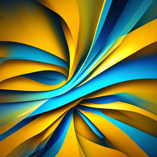 Vector de fondo abstracto amarillo y azul 16