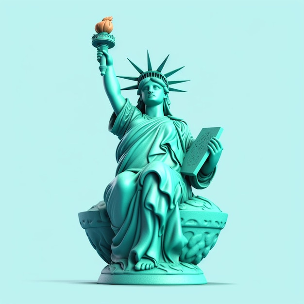 Vector fondo de Estatua de la Libertad