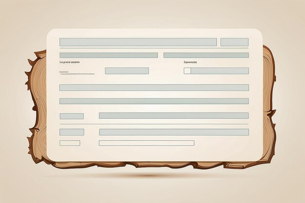 Vector de forma de registro