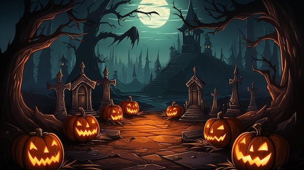 vector_grunge_halloween_fondo_con_espeluznante