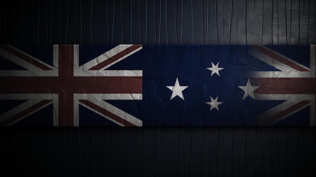 Foto vector de ilustración de imágenes del día de la bandera de australia